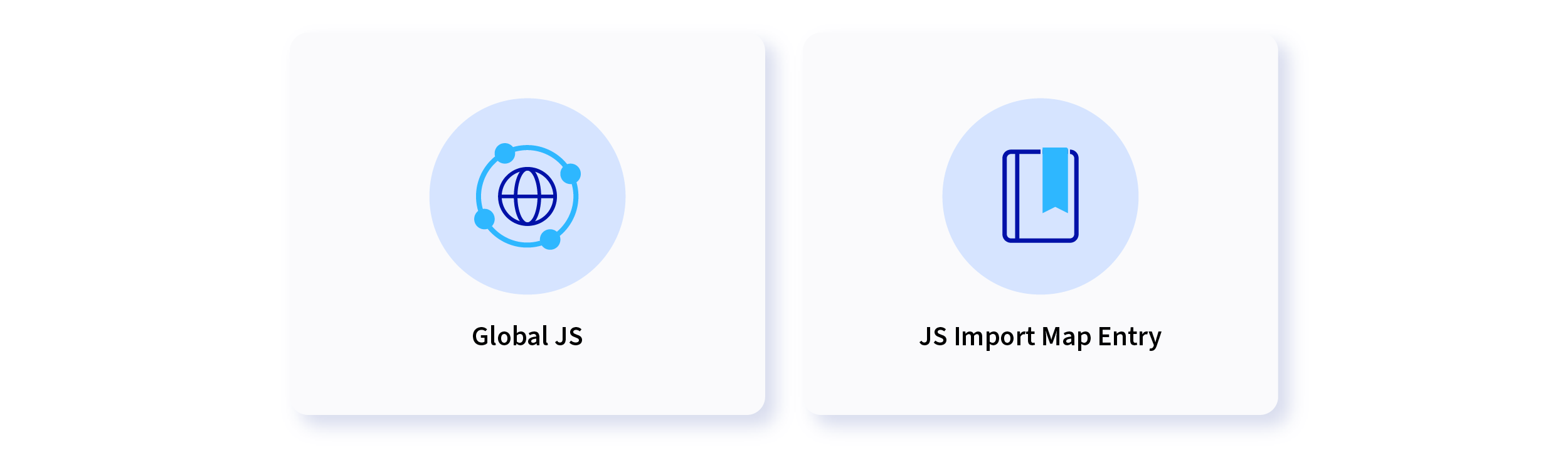 Global JS and JS import map entry client extensions.