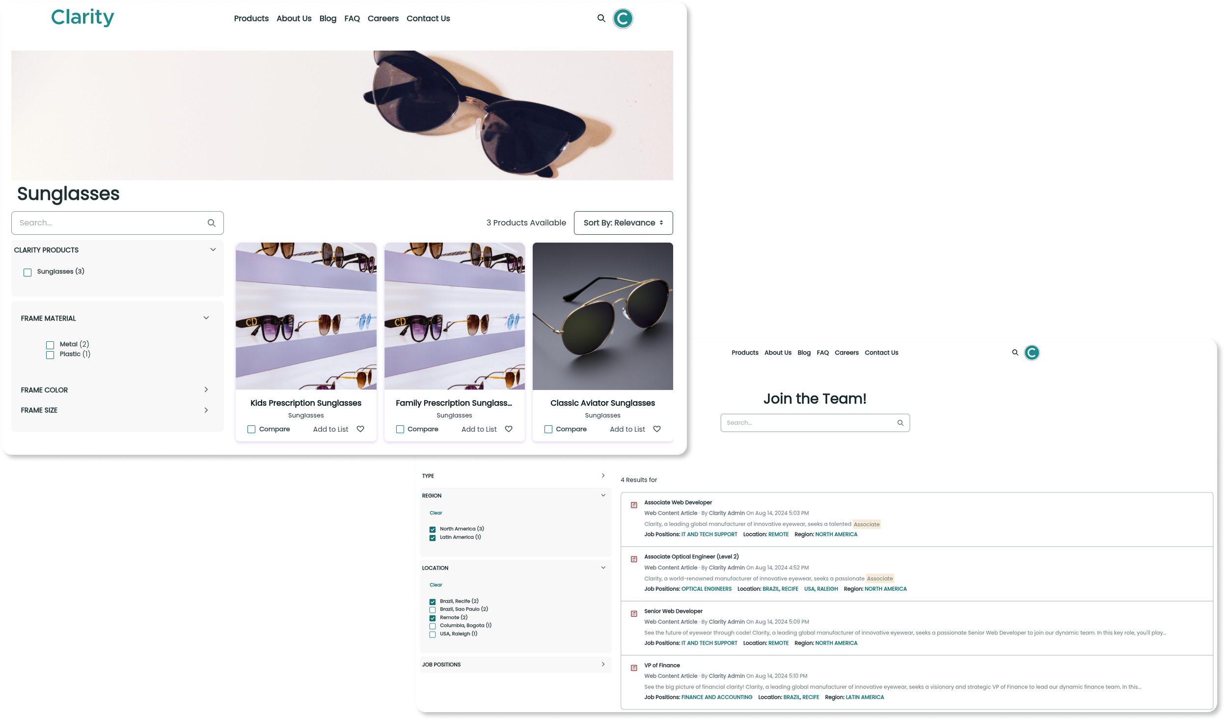 Liferay’s extensive search tools and configuration options facilitate the creation of content-specific search pages.