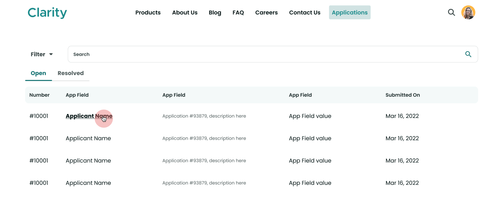 Build a data overview page using collections, fragments, and search widgets.