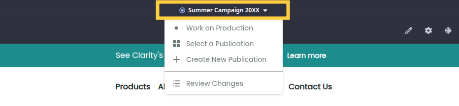 Create the Summer Campaign 20XX publication.
