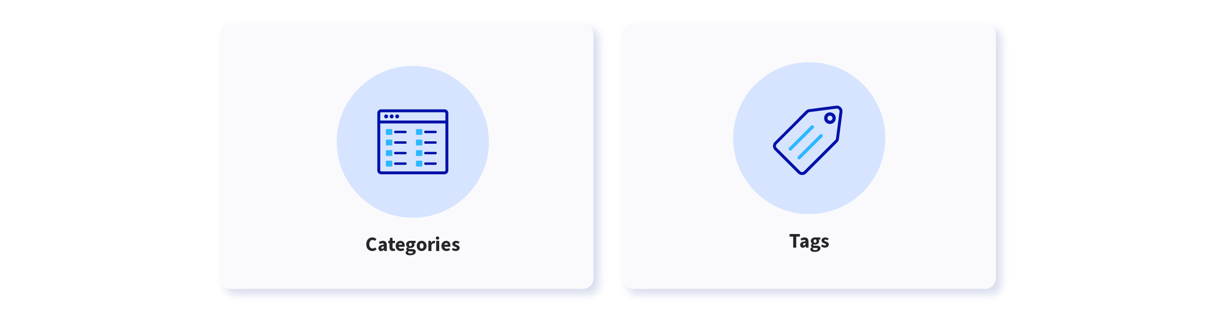 Categories and tags are two vital tools for organizing content in Liferay.