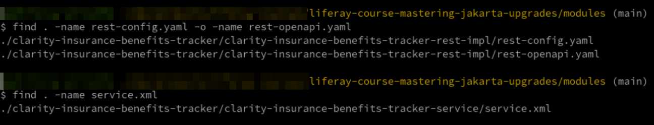 Note the location of each file.